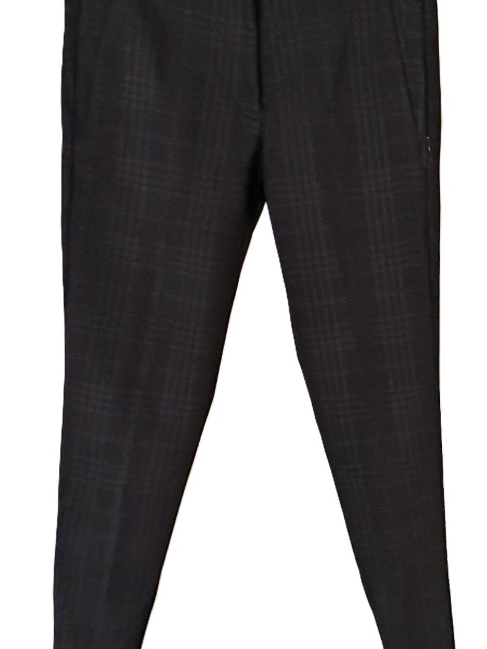 Black Plaid Trousers